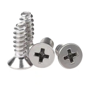 304 Stainless Steel Countersunk Head Self Tapping Screws Metric Class 4.8 A2 70 For Metal Applications - Product Image 1