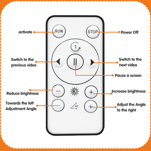 <span class=keywords><strong>Projecteur</strong></span> d'hologramme 3D pour <span class=keywords><strong>Halloween</strong></span>, ventilateur LED, affichage animé de 42cm avec carte SD pour l'éducation et la publicité en intérieur, fourniture OEM - Product Image 5