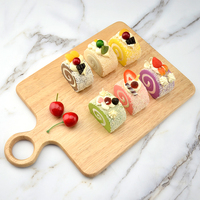 Planche à découper en bois de hêtre à poignée ronde pour la viande, le fromage, le pain, les légumes et les Fruits