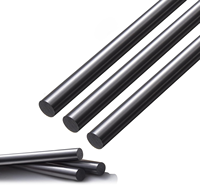 Evergreen 10pcs Set Tige en Fiber de Carbone pour Avion RC DIY Craft Tube Mat Léger