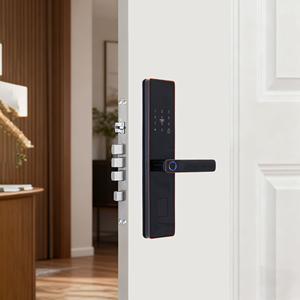 Serrure de porte intelligente Tuya WiFi en acier inoxydable de haute qualité avec empreinte digitale, caméra, <span class=keywords><strong>sonnette</strong></span> et antivol Cloud - Product Image 6