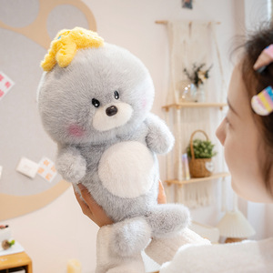 Bambola peluche leone marino-cuscino decorativo per bambini carino animale marino-<span class=keywords><strong>regalo</strong></span> di compleanno per ragazza - Product Image 4