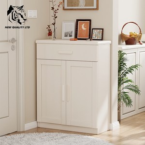 ชั้นวางรองเท้าจากโรงงานจีน ราคาถูก ปรับแต่งได้ มีสินค้าในสต็อก จัดส่งทันที เฟอร์นิเจอร์ห้องนั่งเล่นทันสมัย ตู้เก็บรองเท้าไม้ - Product Image 4