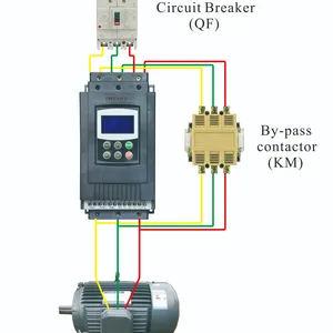 Harga rendah 30 HP tiga fase 220V-480V AC Motor Soft Starter panel penjualan langsung produsen Soft Start Control