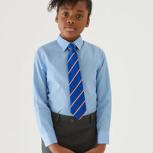 Uniformes escolares clásicos americanos <span class=keywords><strong>para</strong></span> niñas, camisas escolares de hierro fácil, 2-16 años - Product Image 1