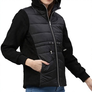 Chaquetas Cortas Acolchadas para Mujer, Abrigos de Plumón para Dama, Abrigos Gruesos y Cálidos de Invierno, Parkas Casuales con Cremallera - Product Image 3