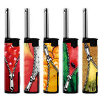 Briquet électronique transparent étanche FV76 pour cigarettes et cigares