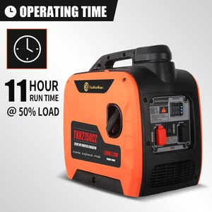 Portable 1/1.2KW Silent <b>Gasoline</b> <b>Generator</b> Auto Start Recoil 5.5L 79.7cc Engine 11h Continuous Run 12V C1 12V THK2750CZ Gasol - Product Image 4