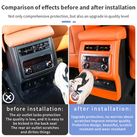 Protection anti-coup de pied pour siège arrière en ABS, accessoires de modification intérieure anti-rayures pour Haval H9 2ème génération