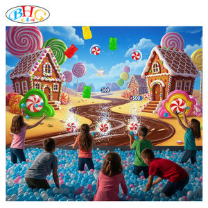 Gioco Interattivo di Tiro a Parete, Sistema di Proiezione Interattiva, Proiettore per Lancio di Palline, Attrezzatura per Parchi Giochi per Bambini - Product Image 6