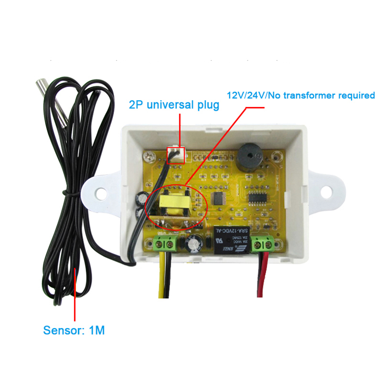 Factory Cheap Price ZFX-W1411 Controller Digital Display Sensor Temperature Range -55-120 Thermostat