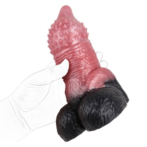 Masturbador Masculino de Silicona Suave con Forma de Pene de Animal de Fantasía (Perro/Caballo/Tigre), Vagina de Bolsillo, Juguete Sexual para Adultos, Venta al Por Mayor - Product Image 2