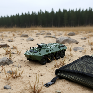 Jouet de véhicule blindé militaire pour enfants, char d'assaut en plastique pour jeu de combat d'imitation - Product Image 2