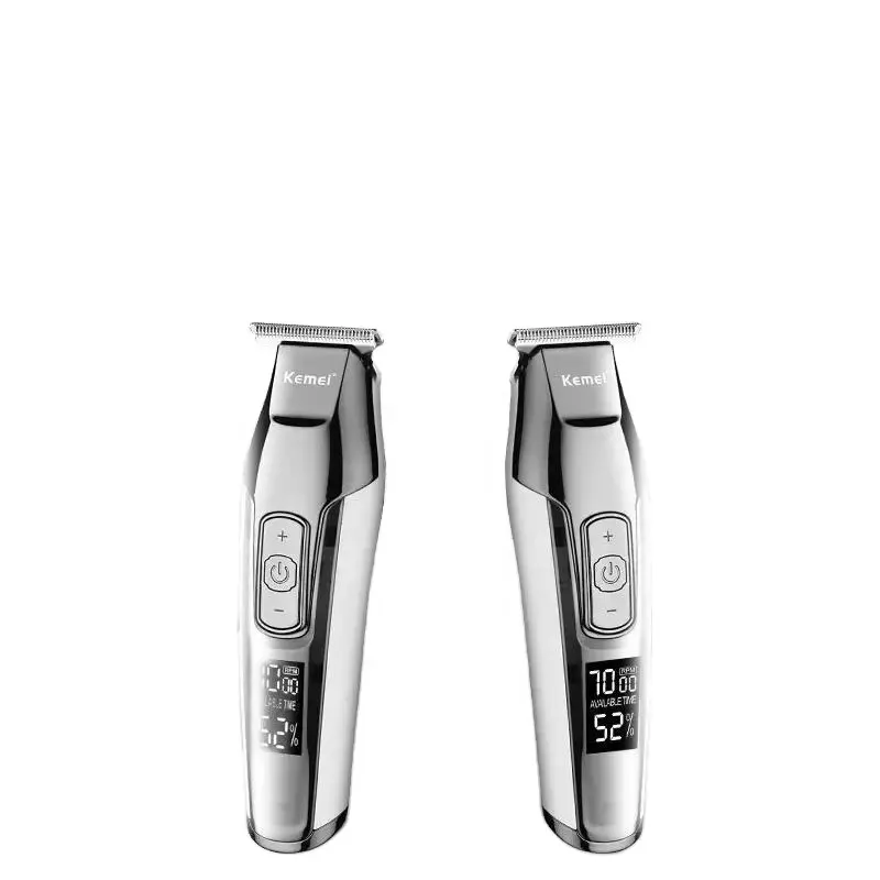 Kemei Rechargeable Électrique Tondeuse Cheveux Avec LCD KM-5027 Haute Qualité Sans Fil Tondeuse Ménage Barber Sculpture Tondeuse