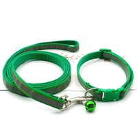Laisse pour chien en tissu pour animaux de compagnie collier de laisse de chien réfléchissant ensemble fournitures anti-perte réglables pour chiens et chats lorsqu'ils sortent pour une promenade