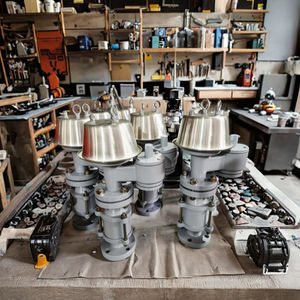 Réservoir de stockage d'huile et de gaz en acier au carbone anti-explosion, <span class=keywords><strong>valve</strong></span> de respiration à double tuyau résistante au feu avec alimentation manuelle anti-gel - Product Image 3