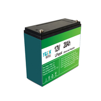 Produsen baterai YiLink kualitas tinggi baterai Lifepo4 20ah 12V baterai Lithium