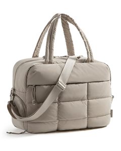 Quilted Nylon Puffer Tote <b>Bag</b> Personal Item <b>Bag</b> for Airlines <b>Overnight</b> <b>Bag</b> Gym <b>Bag</b> - Product Image 3
