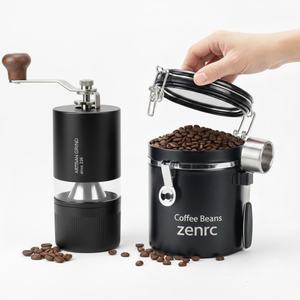 Molinillo Manual Profesional con Logotipo Personalizado, Marca Privada OEM ODM, Recipiente Hermético, Juego de Herramientas de Cocina, Regalo para Amantes del Café - Product Image 4