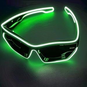 Gafas de sol LED creativas Neon EL Wire Gafas de fiesta luminosas chinas Halloween Pascua Navidad Decoraciones de Graduación - Product Image 4