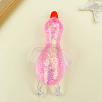Jouet anti-stress en forme de canard pailleté, à récupération lente, en TPR souple, pour soulager l'anxiété des enfants, des étudiants et des adultes