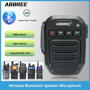 Untuk Baofeng UV-5R Quansheng UV-K5 K6 mikrofon genggam jarak jauh nirkabel untuk <span class=keywords><strong>Bluetooth</strong></span> interkom Universal K kepala untuk Walkie - Product Image 4