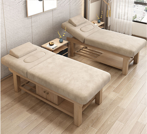 Precio de descuento Camas de masaje ajustables Mesa de cama de belleza de spa Mesas y camas de masaje Mesa de masaje de madera Agujero de gloria - Product Image 2