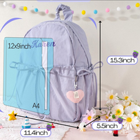 Sac à dos pour enfants personnalisé, doux, mignon, pour tout-petits, avec nœud, sac à dos scolaire personnalisé pour filles