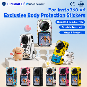 ฟิล์มกันรอย TENGDAFEI สำหรับ Insta360 X6  แบบเต็มตัว ทนทานต่อการสึกหรอ  ไม่ทิ้งคราบกาว 3M อุปกรณ์เสริมสำหรับกล้องพาโนรามา - Product Image 1