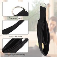 Sangle en polypropylène réglable et durable à double anneau en D, antidérapante, pour accessoires de pied et de main, équipement de Pilates