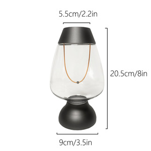 <span class=keywords><strong>Lampe</strong></span> de table artistique à LED de type C avec commande tactile, lumière d'ambiance décorative rechargeable pour chambre à coucher, restaurant, bar, chevet - Product Image 6