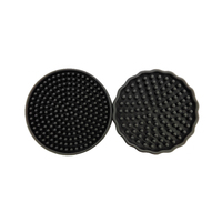 Tapis de bar personnalisé en PVC souple et silicone, écologique, imperméable, antidérapant, taille sur mesure, certifié CE, accessoires de bar noirs