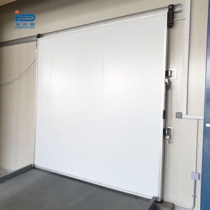 Porte coulissante de chambre froide à installation facile avec bande d'étanchéité en PVC et charnières robustes pour les entrepôts de stockage frigorifique - Product Image 2