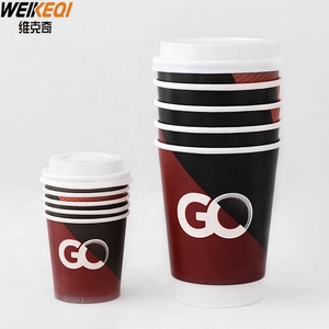 6Oz 7Oz 9Oz 12Oz 16Oz 24Oz 32Oz Tùy Chỉnh In Logo Dùng Một Lần Giấy Cà Phê Nóng Uống Cup - Product Image 6