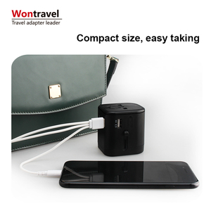 2019 adaptador de viaje Universal de 100 <span class=keywords><strong>a</strong></span> 240V convertidor de puerto de Reino Unido es nos enchufe de la UE USB tipo <span class=keywords><strong>C</strong></span>. - Product Image 4
