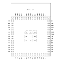 Modul RF Nirkabel Desain Ringkas ESP32-S3-MINI-1U OEM ODM Modul Chip Sensitivitas Tinggi untuk Komunikasi Digital