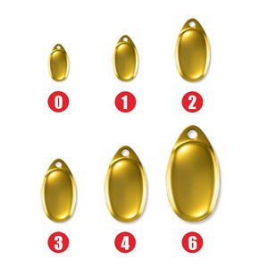 Kit d'appât de lame de Spinner français bricolage outil de fabrication de leurre de pêche en métal accessoires de pêche lames de Spinner de leurre - Product Image 2