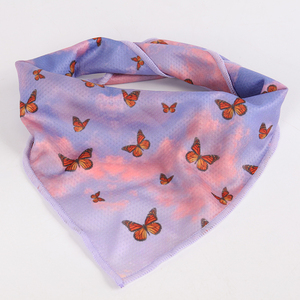 OKEYPETS sciarpa con collo a Bandana per cuccioli di animali domestici bandane per animali domestici triangolari in poliestere personalizzabili - Product Image 2