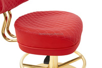 Chaise de jeu à fente de qualité Casino professionnel Chaise de bar à base dorée réglable confortable à vendre
