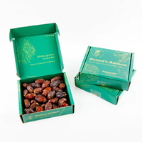 Emballage ondulé vide personnalisé dates de fruits secs boîtes d'emballage d'expédition pour dattes
