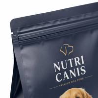 Sachet Doypack Personnalisé Imprimé pour Emballage Alimentaire pour Animaux, Sac en Plastique Mylar Anti-Humidité avec Fermeture Éclair pour Nourriture Chien et Chat