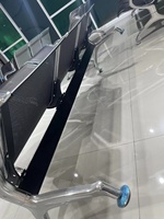 Chaise de salle d'attente d'aéroport de style populaire, chaise de salle d'attente de 3 places à prix d'usine