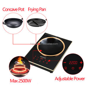 Cuiseur à induction <span class=keywords><strong>électrique</strong></span> concave <span class=keywords><strong>2500W</strong></span>, avec simple brûleur, appareil portable et en céramique <span class=keywords><strong>de</strong></span> verre - Product Image 2