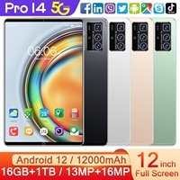Sınır Ötesi Çok Satanlar Arasında 10.1 inç Pro14 MTK Tablet Android 12 Google Play Depolama Direkt Üretici Dropshipping Mevcut