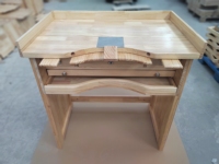 Banc de travail en bois massif pour la fabrication de bijoux