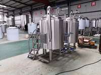 2 navires 3.5 Équipement de brasserie 3 BBL Système de brassage Hôtels Équipement de fermentation automatique du vin Réservoir de cuve sous pression 500L utilisé