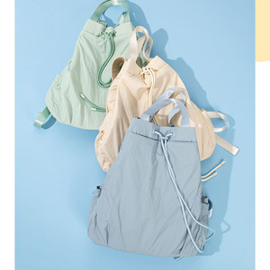 <span class=keywords><strong>Zaino</strong></span> in Nylon Qetesh per <span class=keywords><strong>donna</strong></span> con coulisse impermeabile ad alta capacità per lavoro e viaggi - Product Image 3