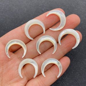 จี้เปลือกหอยมุกพระจันทร์เสี้ยวจี้สำหรับทำเครื่องประดับแฟชั่น - Product Image 3