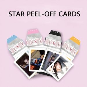 Nouvelle carte de vœux personnalisée avec film pelable, merchandising Star Idol, boîte mystère avec diffusion en direct, film instantané - Product Image 2