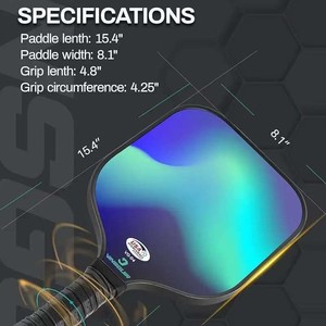 Palas de Pickleball Vinsguir VG-04 de Fibra de Carbono con Bolsa y Pelotas, Equipo de Entrenamiento - Product Image 4